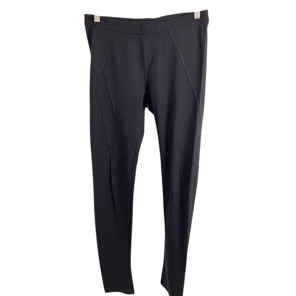 Helmut Lang Pants - Helmut‎ Lang Black Bondage Jersey Leggings Pull on Women Size Medium